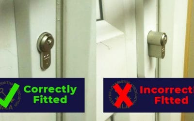 Incorrect lock fitting