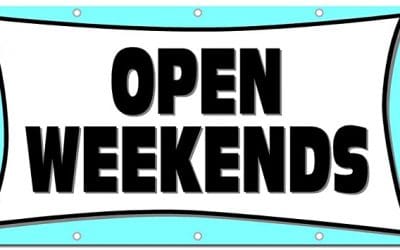 Open Weekends